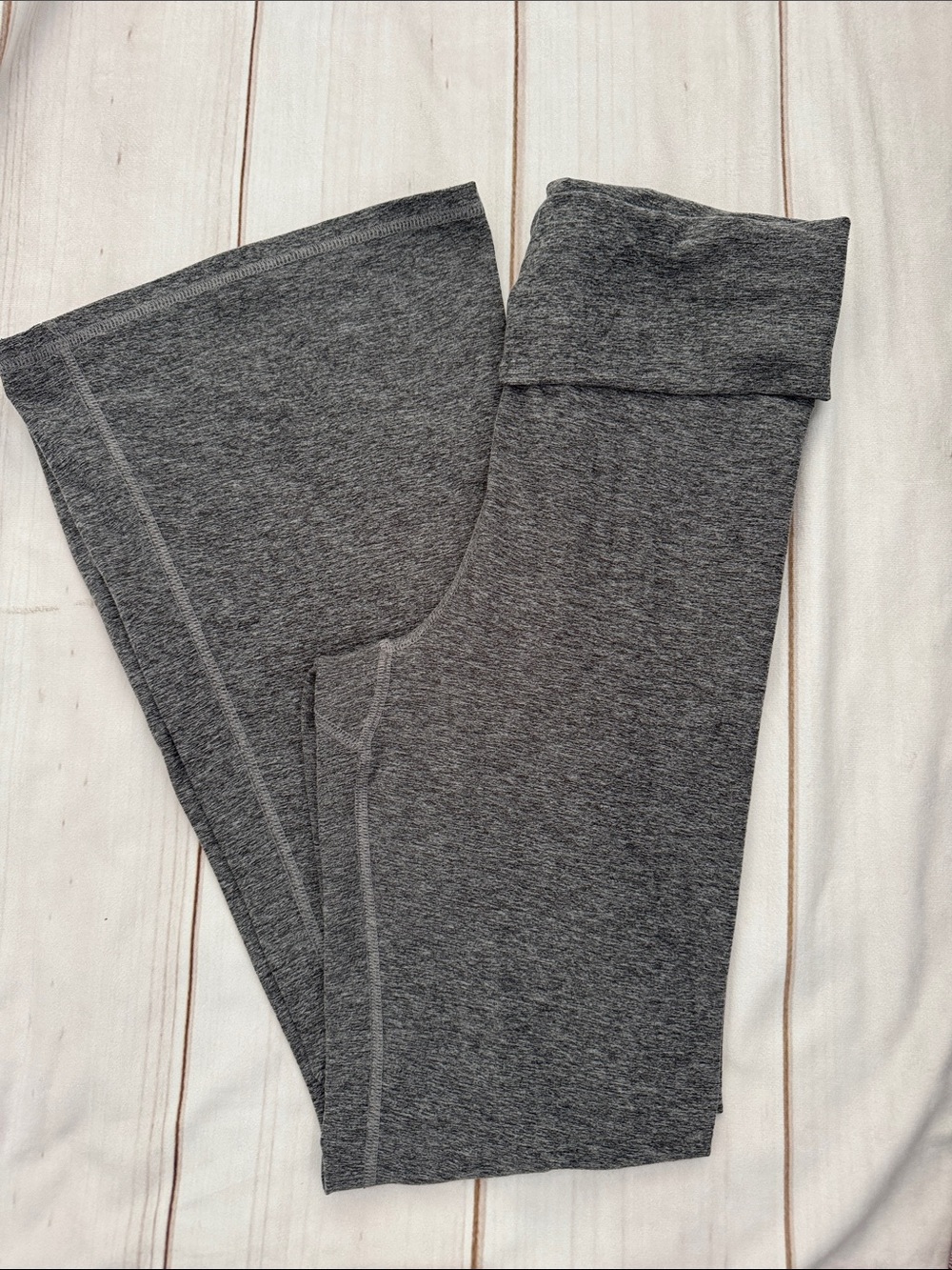 Fabletics cloud jersey fold over flare pants